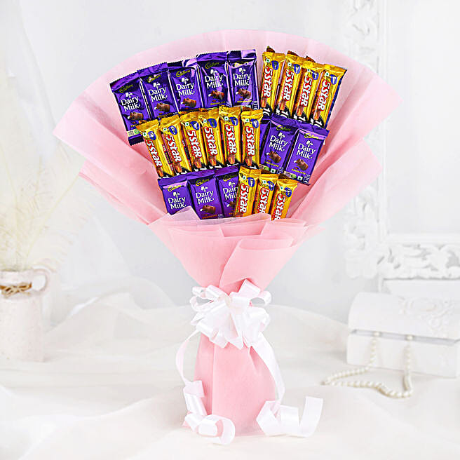 Pink Choco Celebration Bouquet Pink Choco Celebration Bouquet