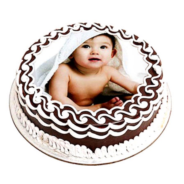 1kg Chocolate Photo Cake