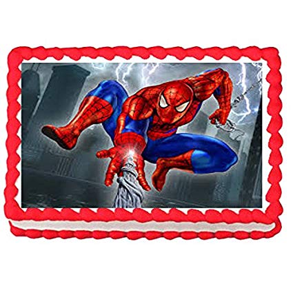 1kg Spiderman Photo Cake