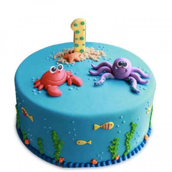 Baby Sea Animals Cake 2kg