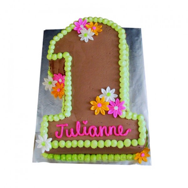 Chocolaty 1st Birthday Cake 2.5kg Chocolaty 1st Birthday Cake 2.5kg