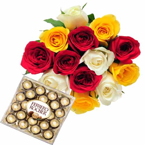 Flowers with Chocolate