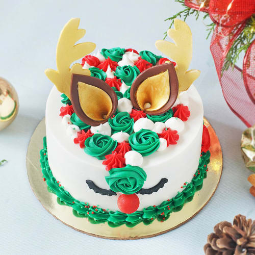1 Kg Xmas Reindeer Cake