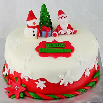 Xmas Themed Truffle Cake- 1 Kg