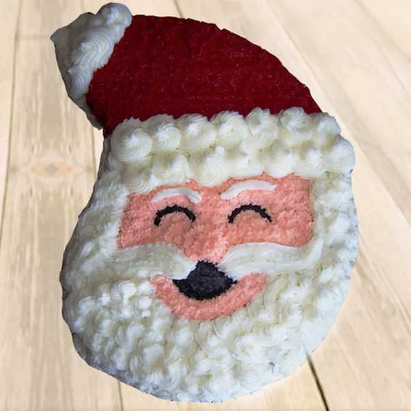 Happy Santa Claus Cream Cake