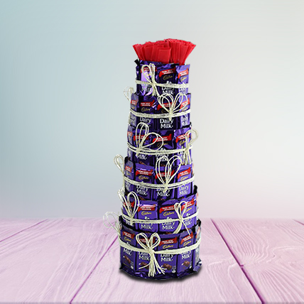 Delicious Dairy Milk Tower