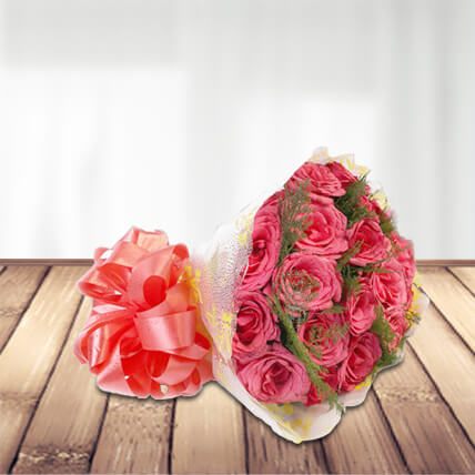 Love Forever A bunch of Pink Roses