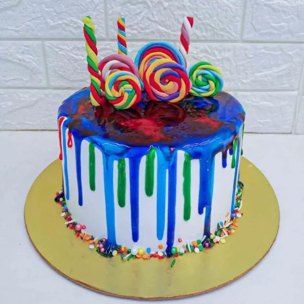 Glossy Candy Cake Glossy Candy Cake