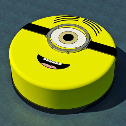 Colourful Minion Cake 1kg