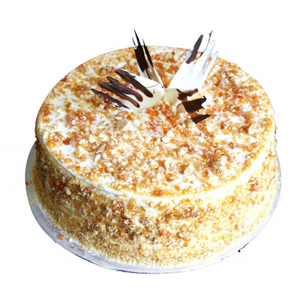 Eggless Butterscotch Cake Eggless Butterscotch Cake