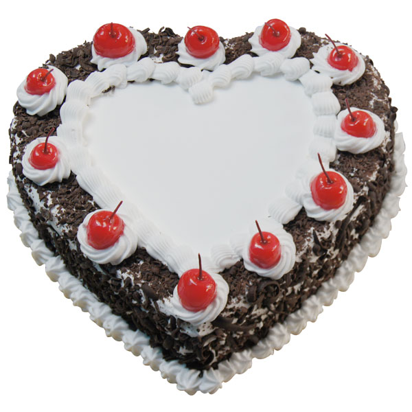 Heart Shape Blackforest Cake Heart Shape Blackforest Cake