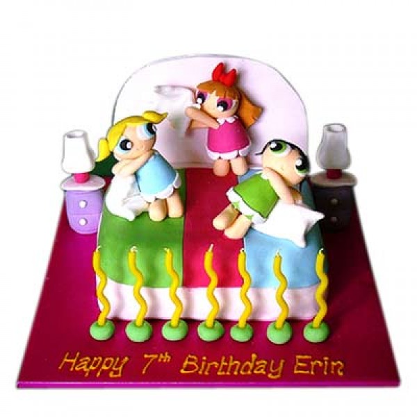 Powerpuff Girls Cake 3kg