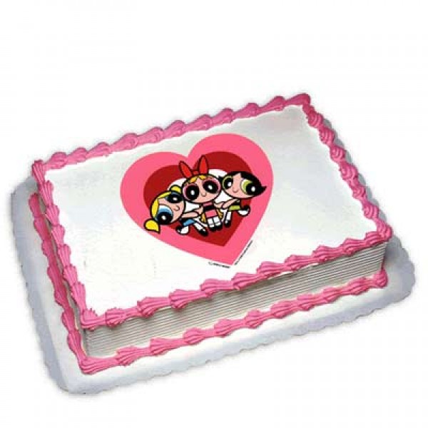 Powerpuff Girls Photo Cake 1kg