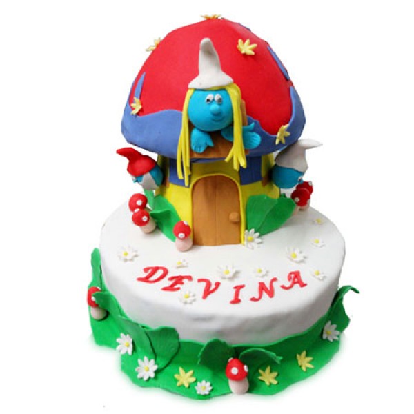 Smurf Cake