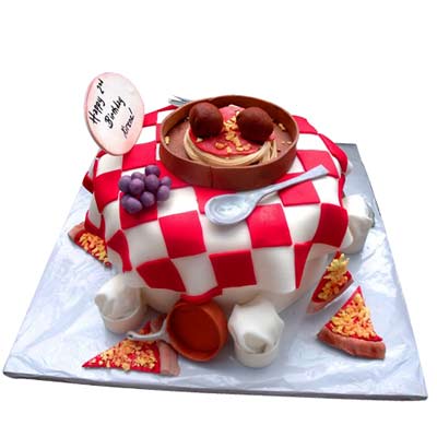 Yummy Tummy Pizza Cake