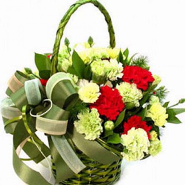 Carnation Basket Carnation Basket