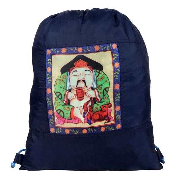 Fortune Monk Print 5 L Unisex Drawstring Bag